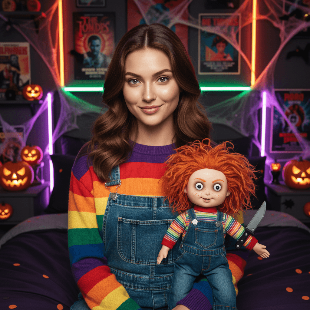 AI Generated Chucky's Friend style portrait