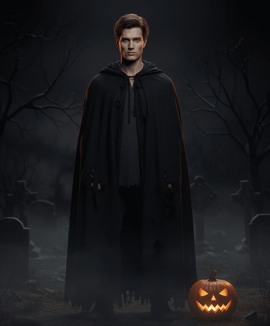 AI Generated Graveyard Keeper style portrait