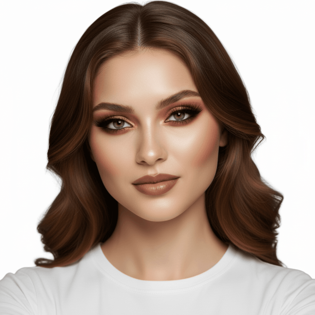 AI Generated Latina Makeup makeup style
