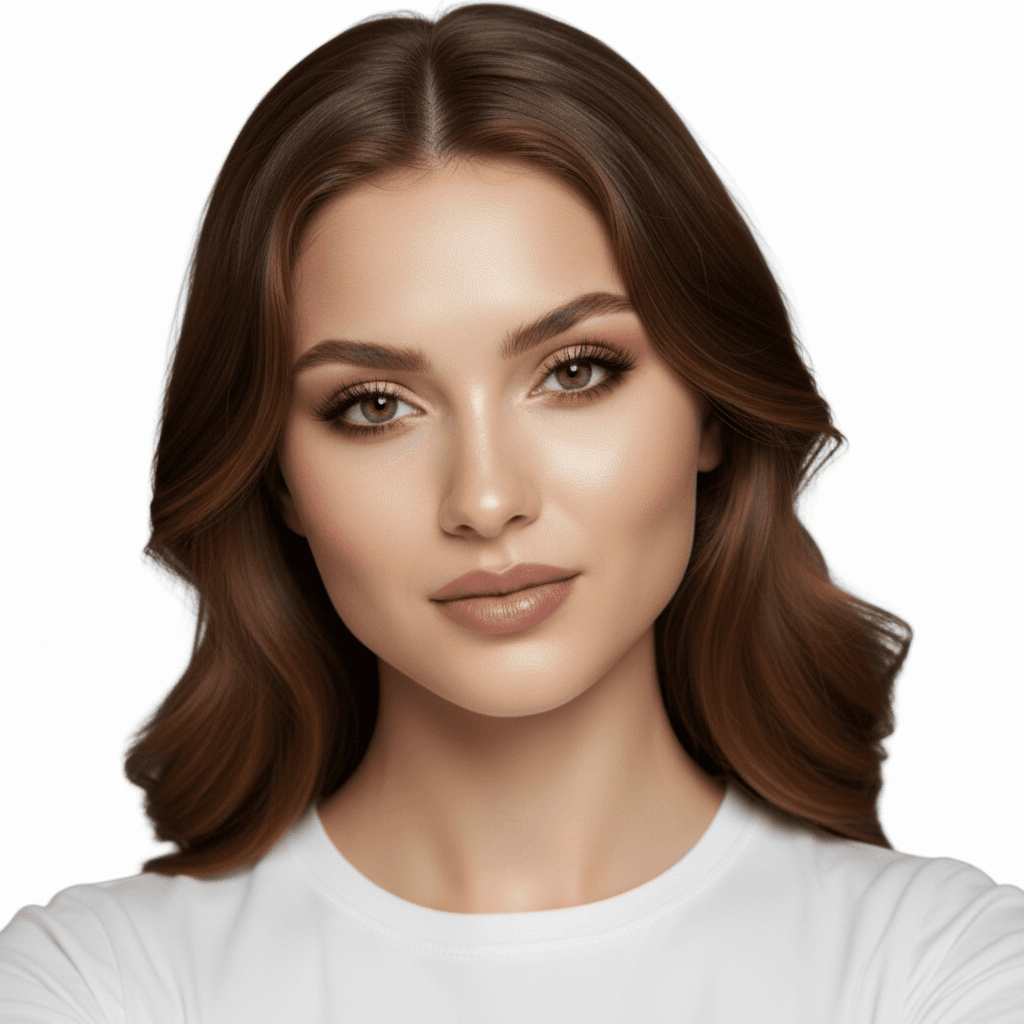 AI Generated Glam & Soft Glam makeup style