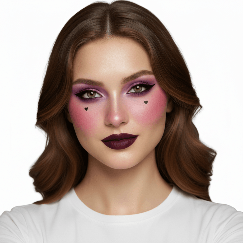 AI Generated E-Girl Makeup makeup style