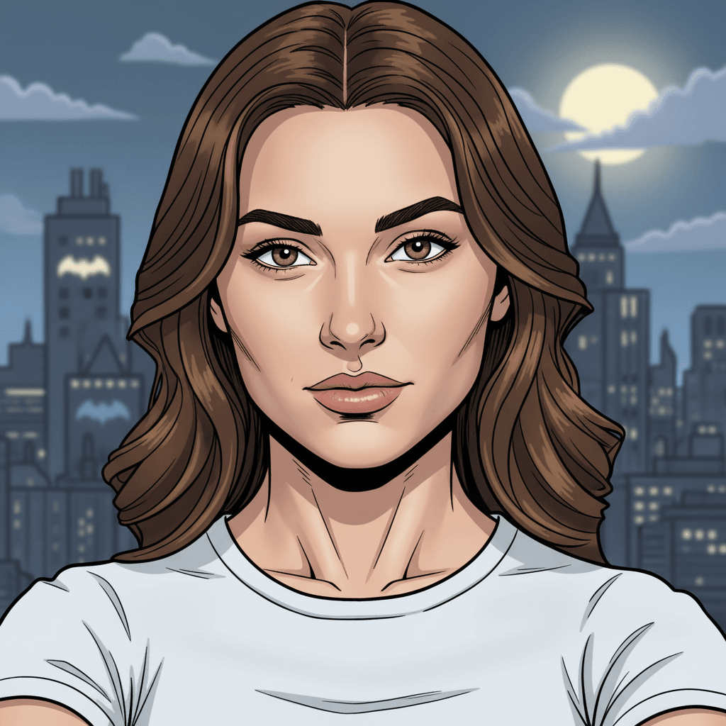 AI Generated DC Comic cartoon style