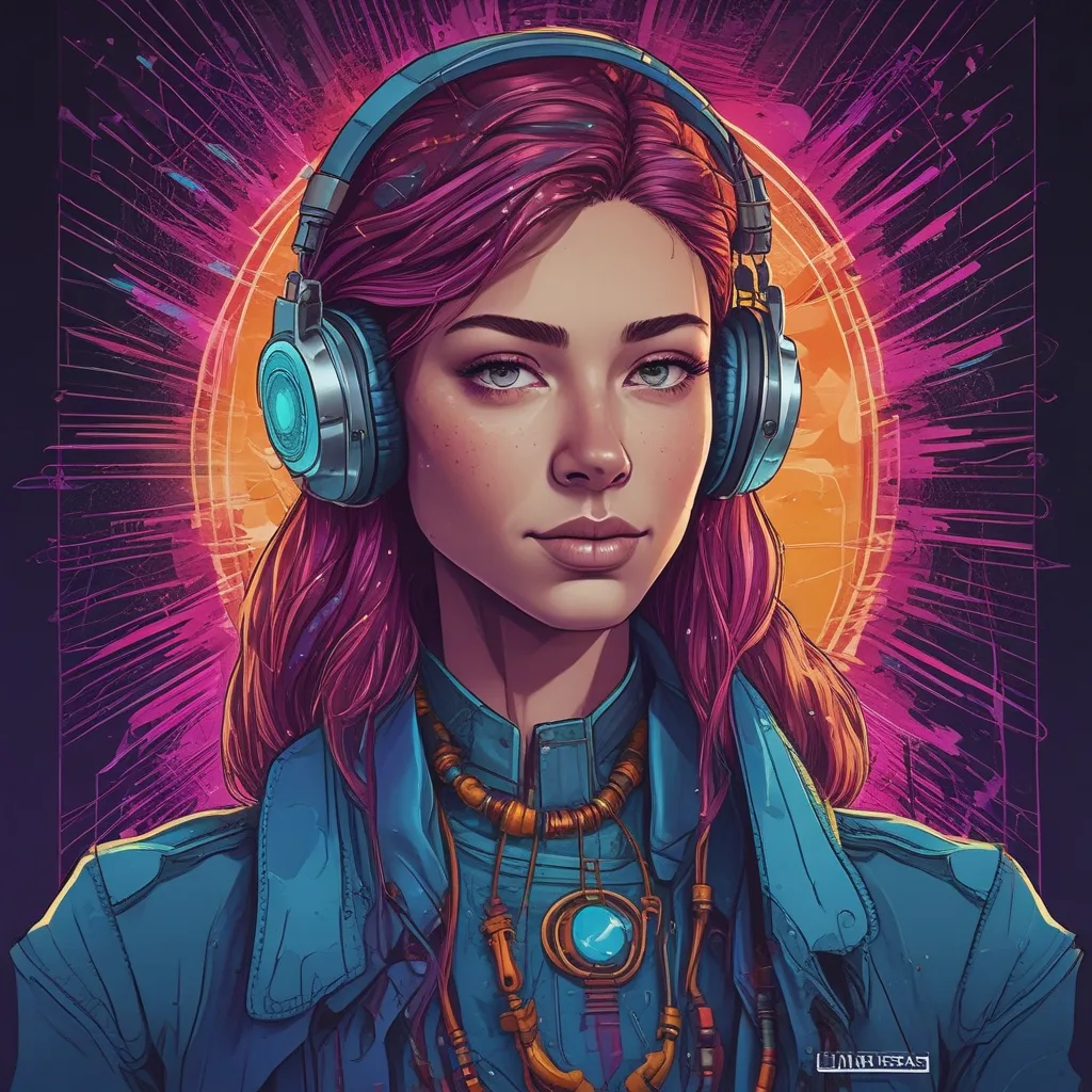 Electric Echo aesthetic PFP