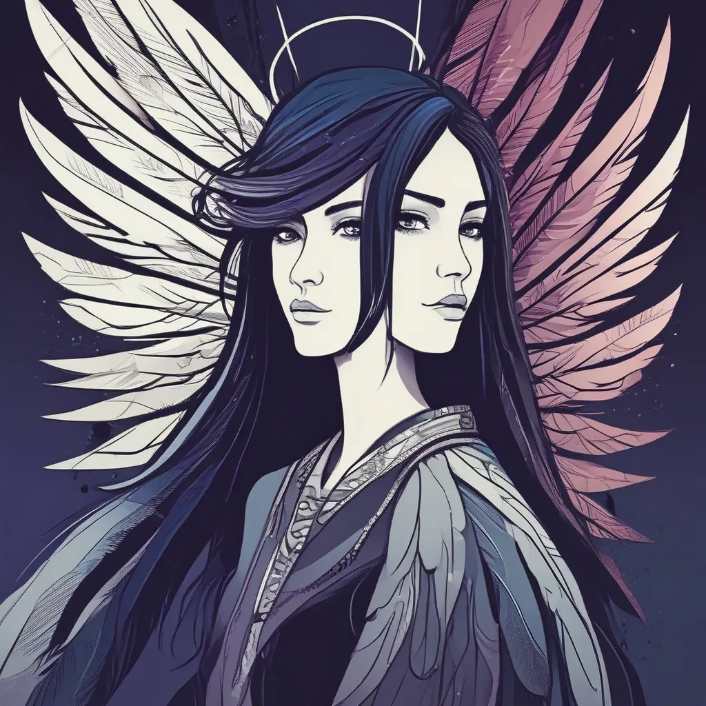 Midnight Feather angel PFP