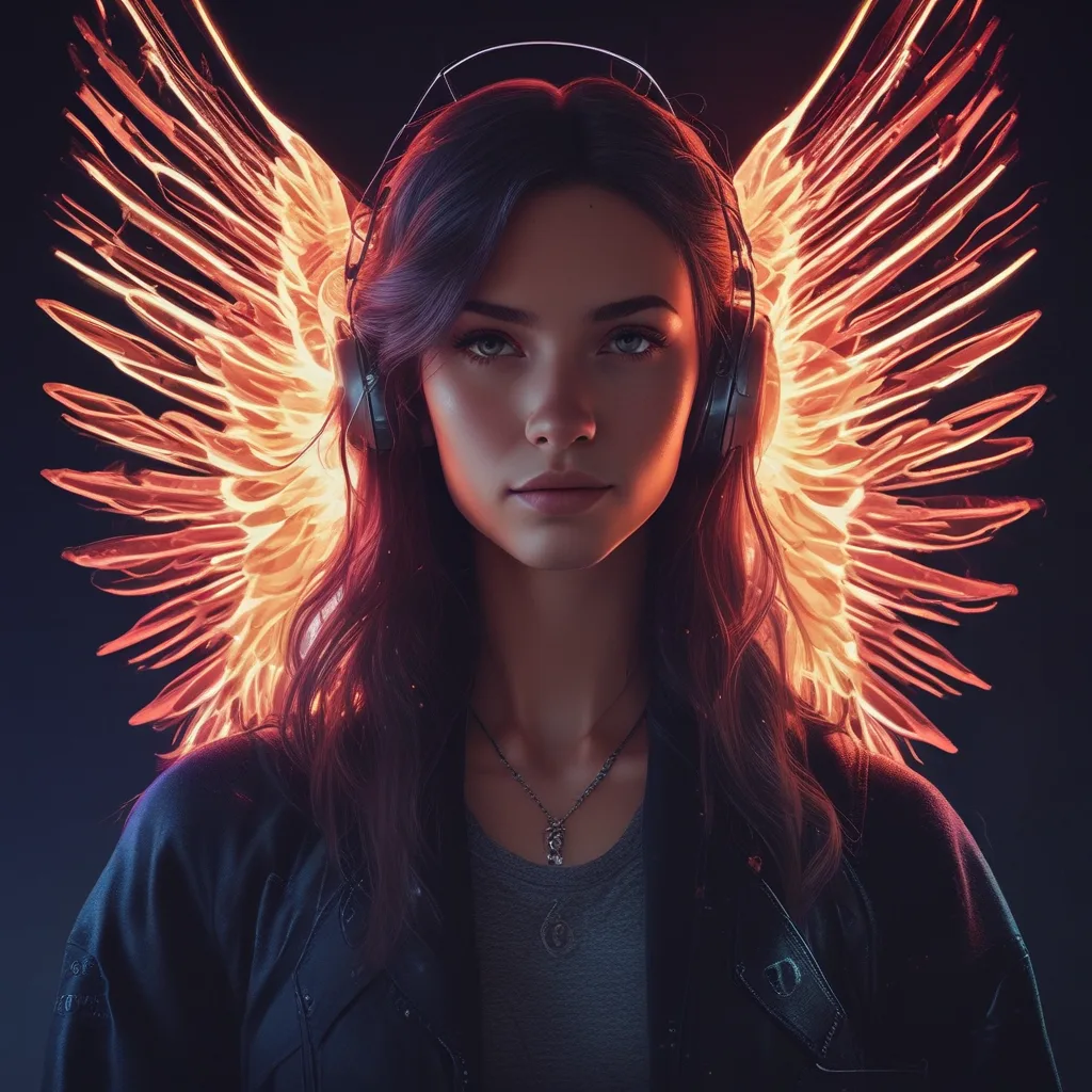 Moody Glow angel PFP