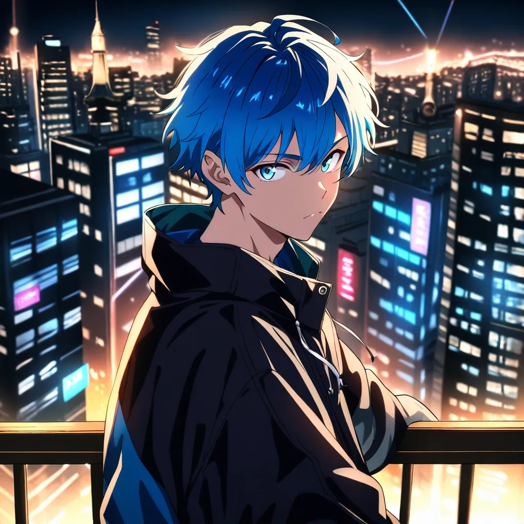 Neon Ronin anime PFP
