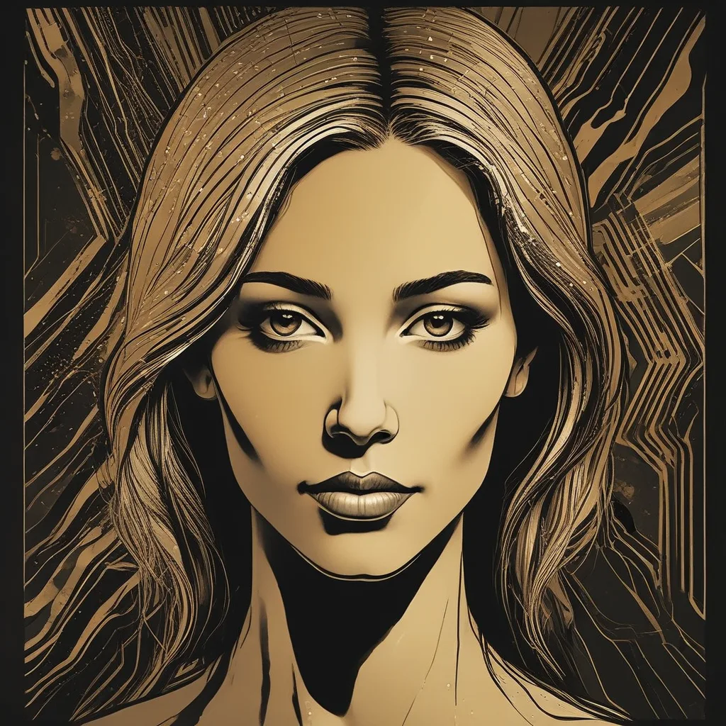 Golden Noir black PFP