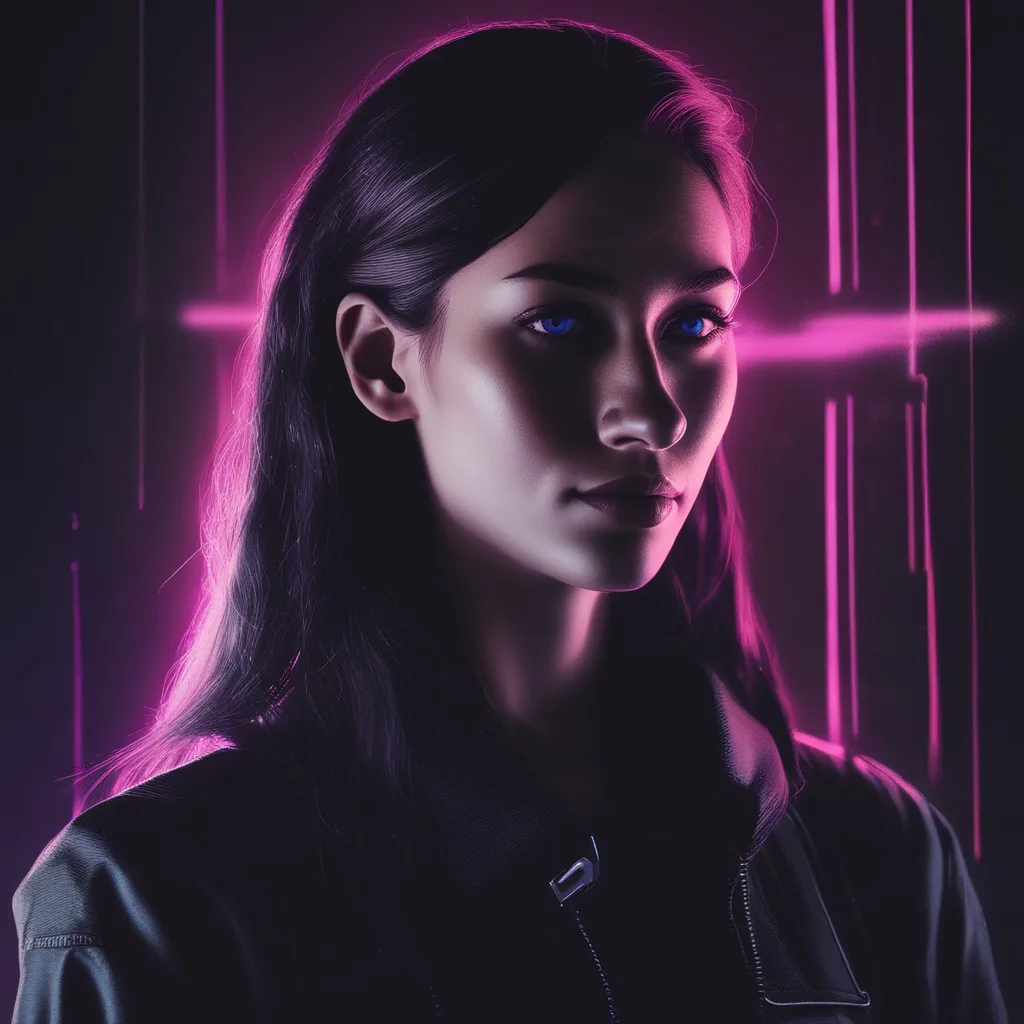 Neon Shadow black PFP