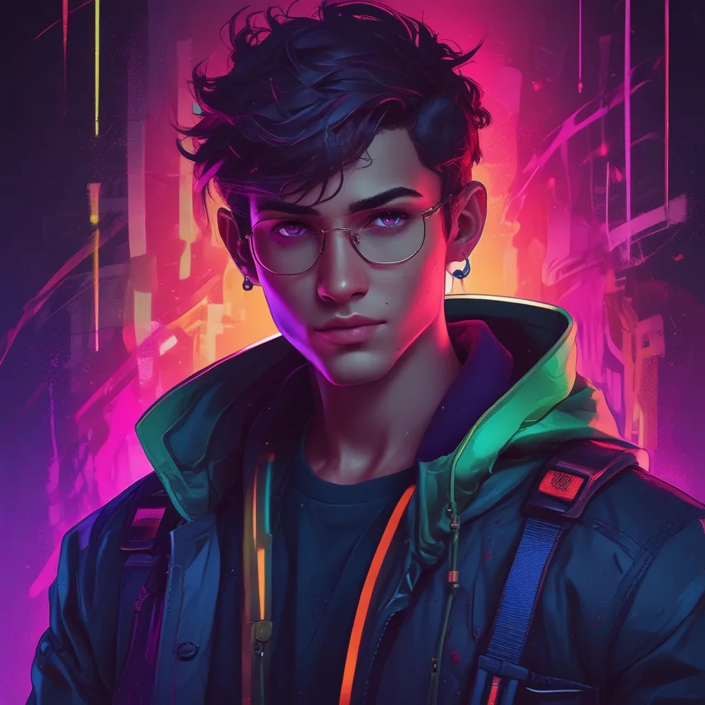 Neon Rogue boy PFP
