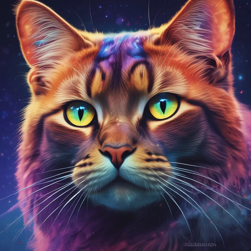 Cosmic Purr cat PFP