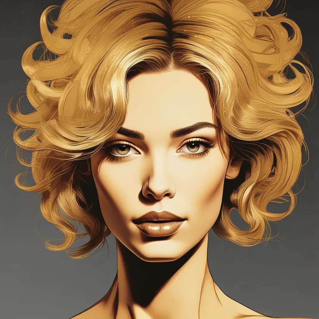Golden Velvet coquette PFP