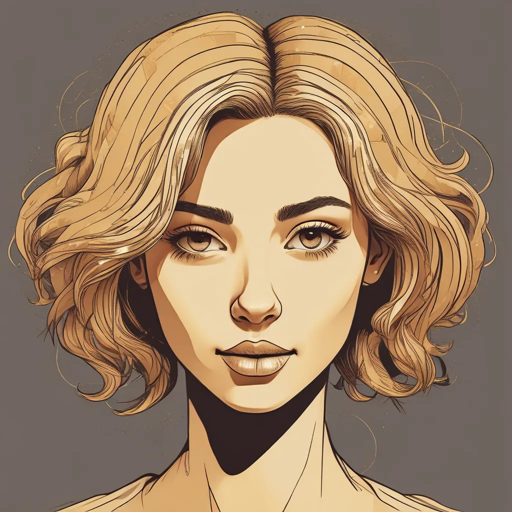 Golden Heart cute PFP