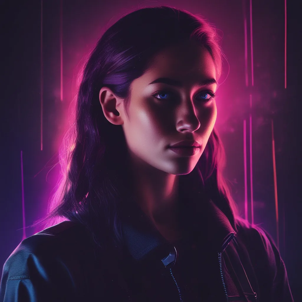 Neon Shadow dark PFP