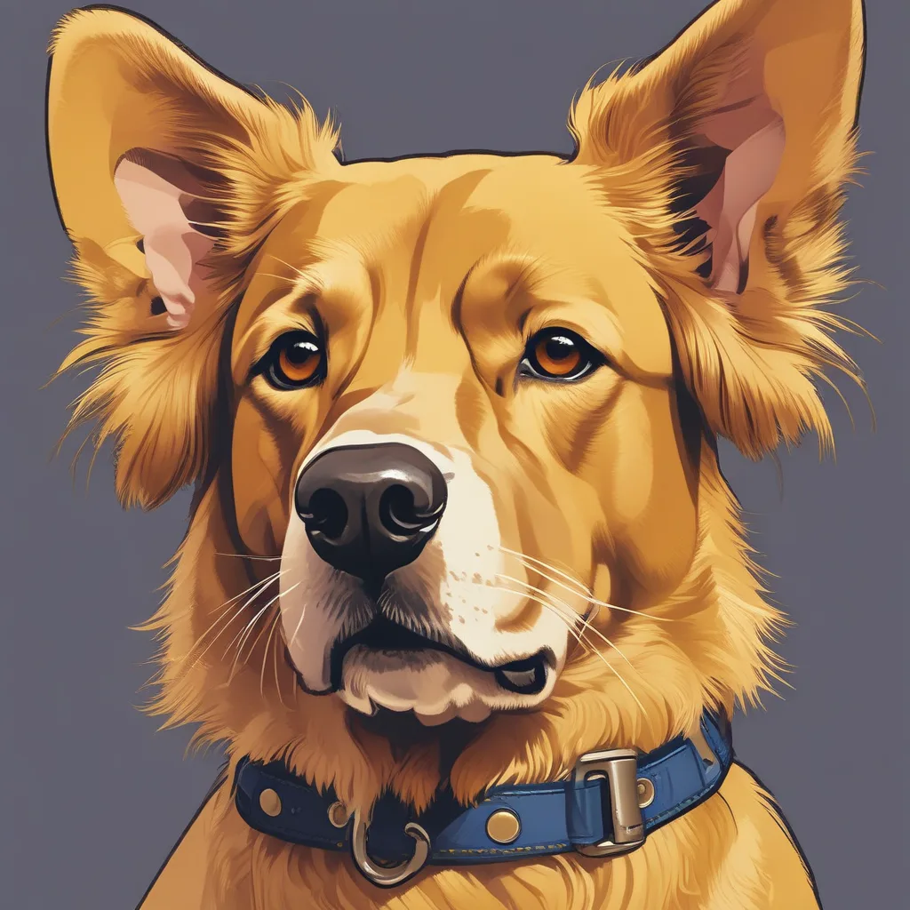 Golden Collar dog PFP