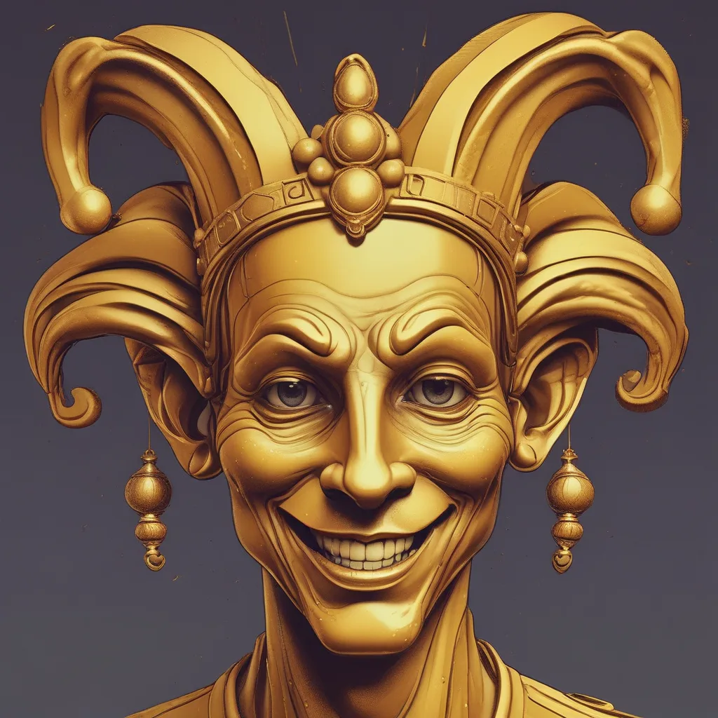 Golden Jester funny PFP