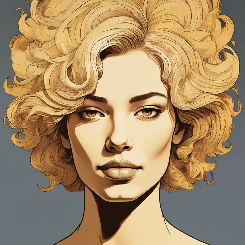 Golden Petal girl PFP