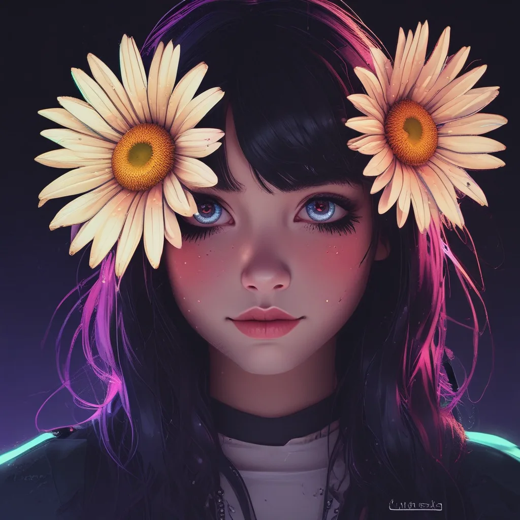 Moody Daisy girl PFP