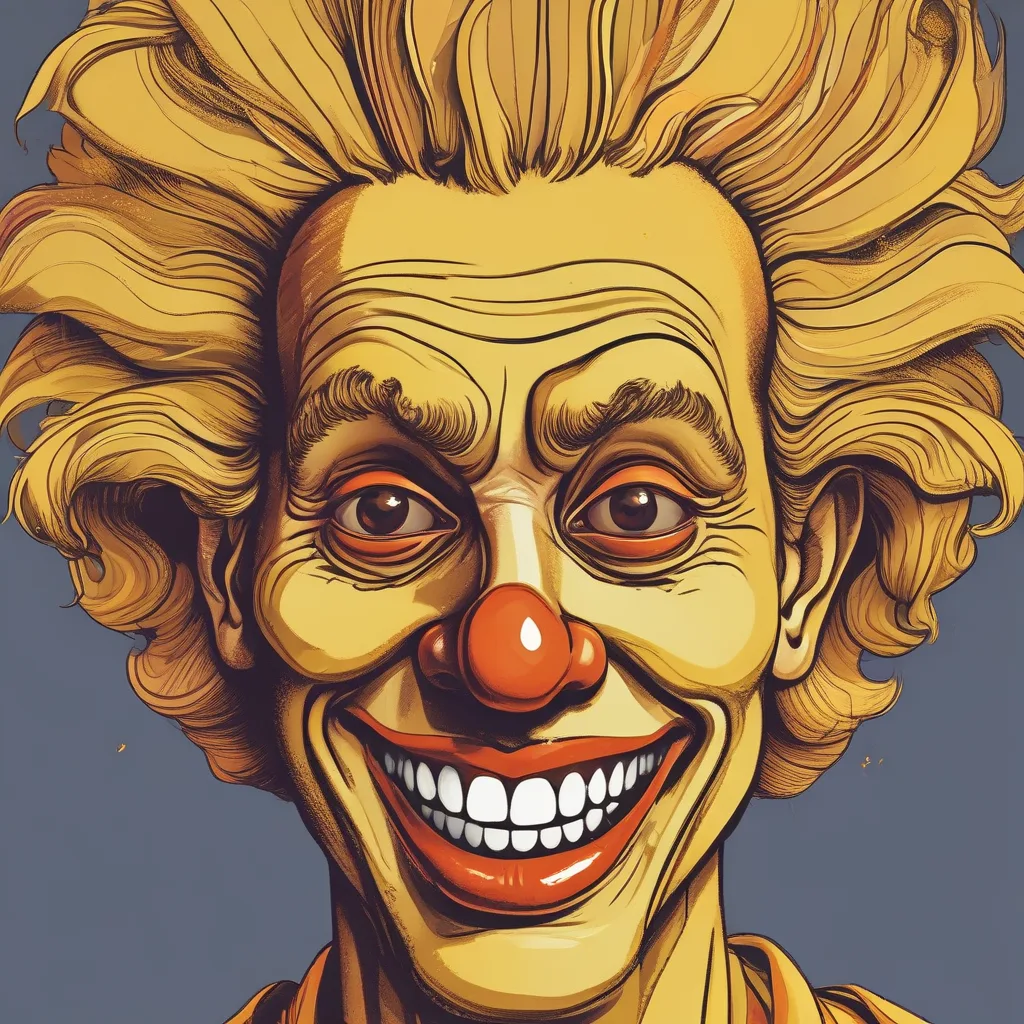 Golden Clown goofy PFP