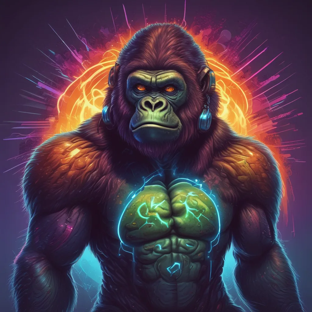 Electric Charge gorilla PFP
