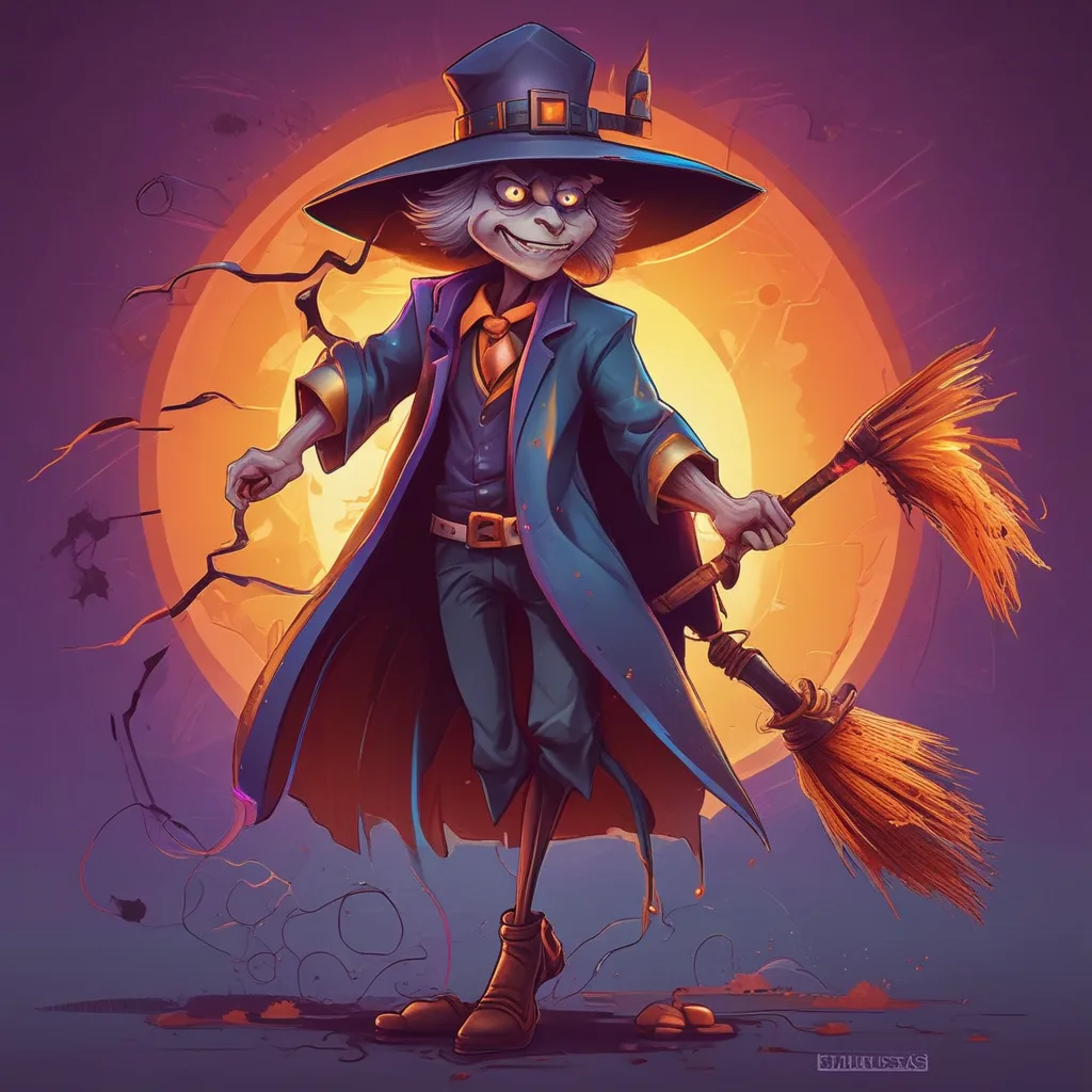 Electric Broom halloween PFP