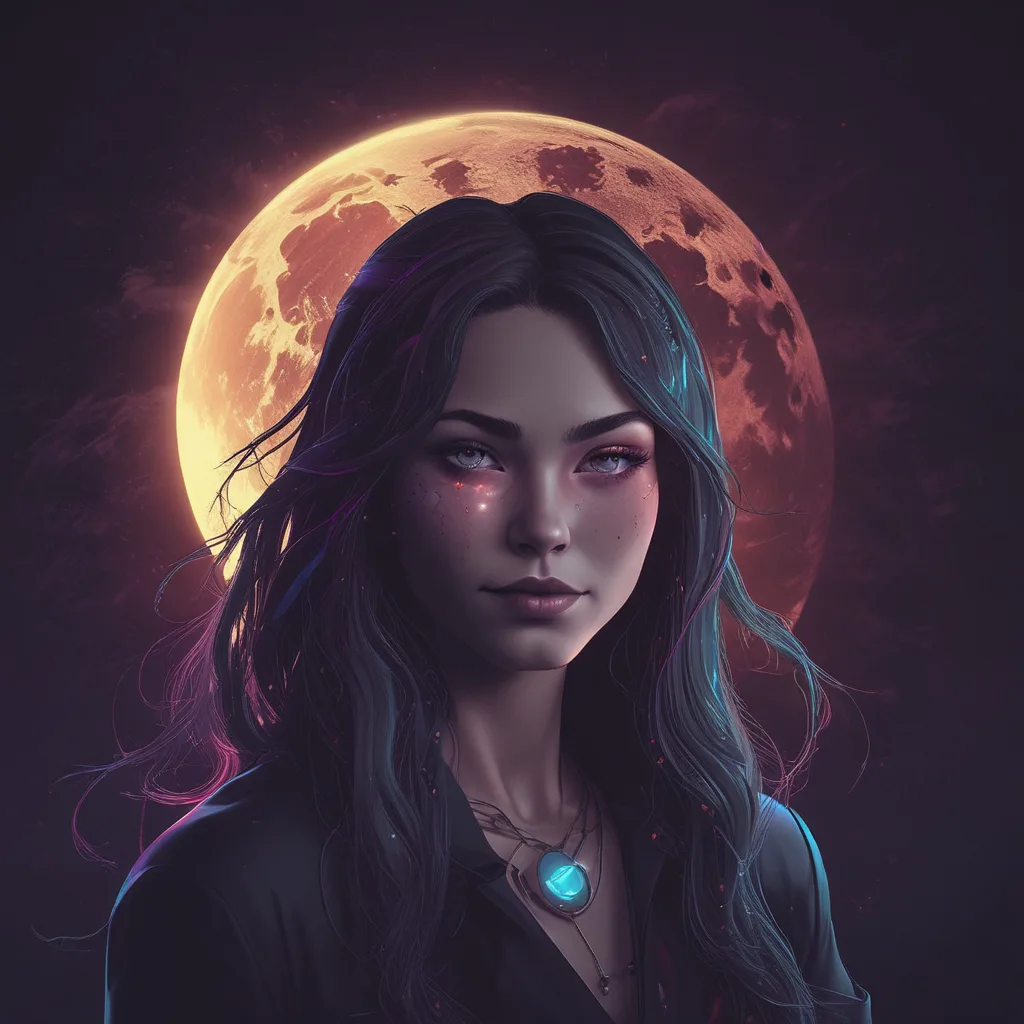 Moody Moon halloween PFP