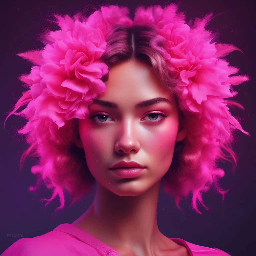 Neon Bloom pink PFP