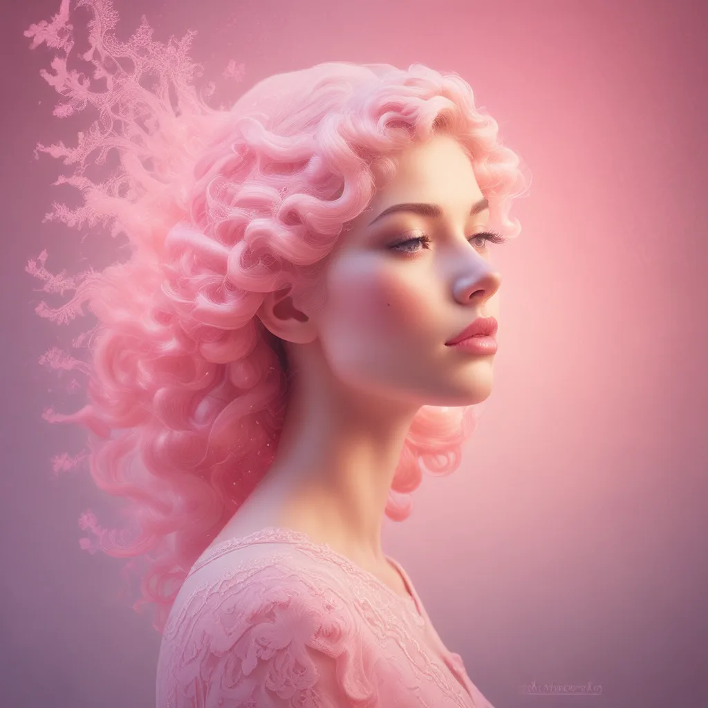 Retro Lace pink PFP