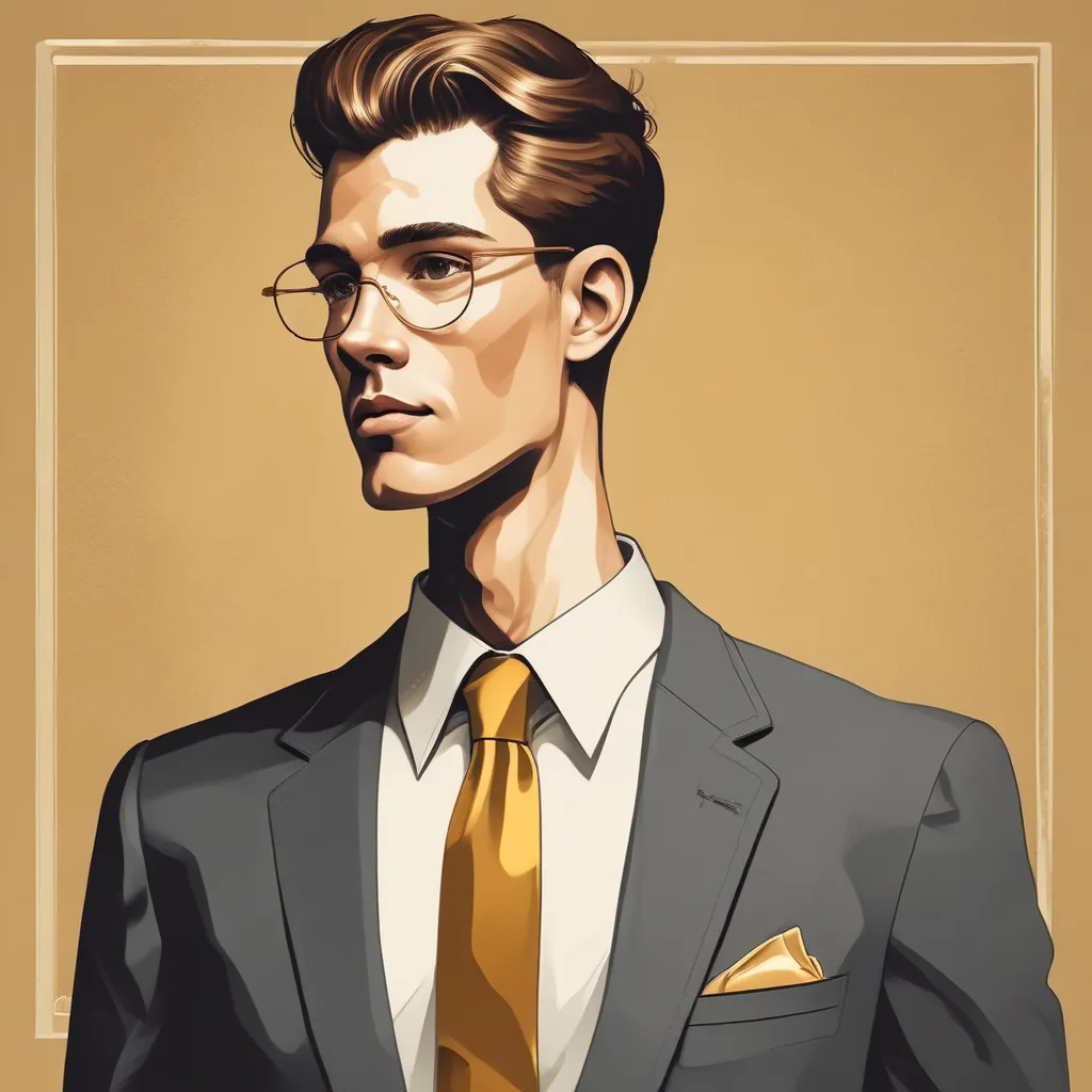 Golden Oxford preppy PFP
