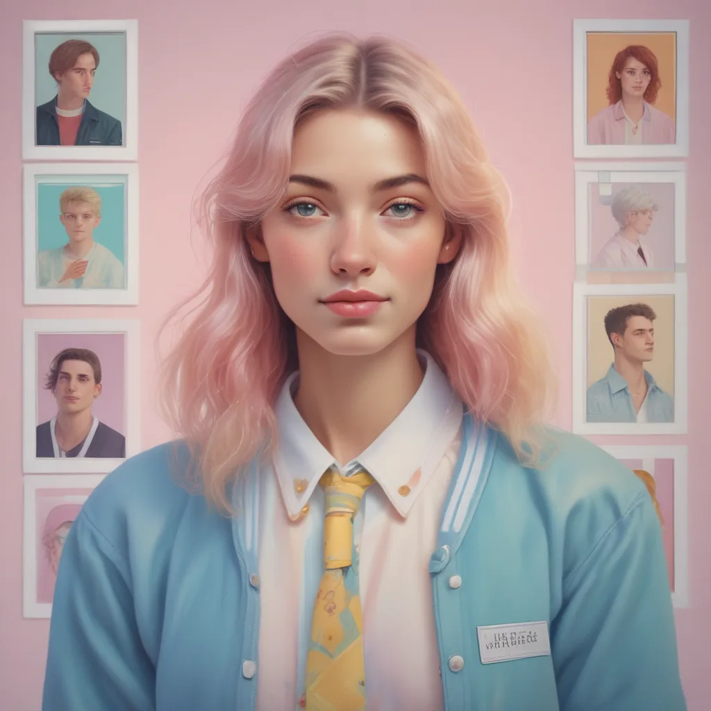 Pastel Varsity preppy PFP