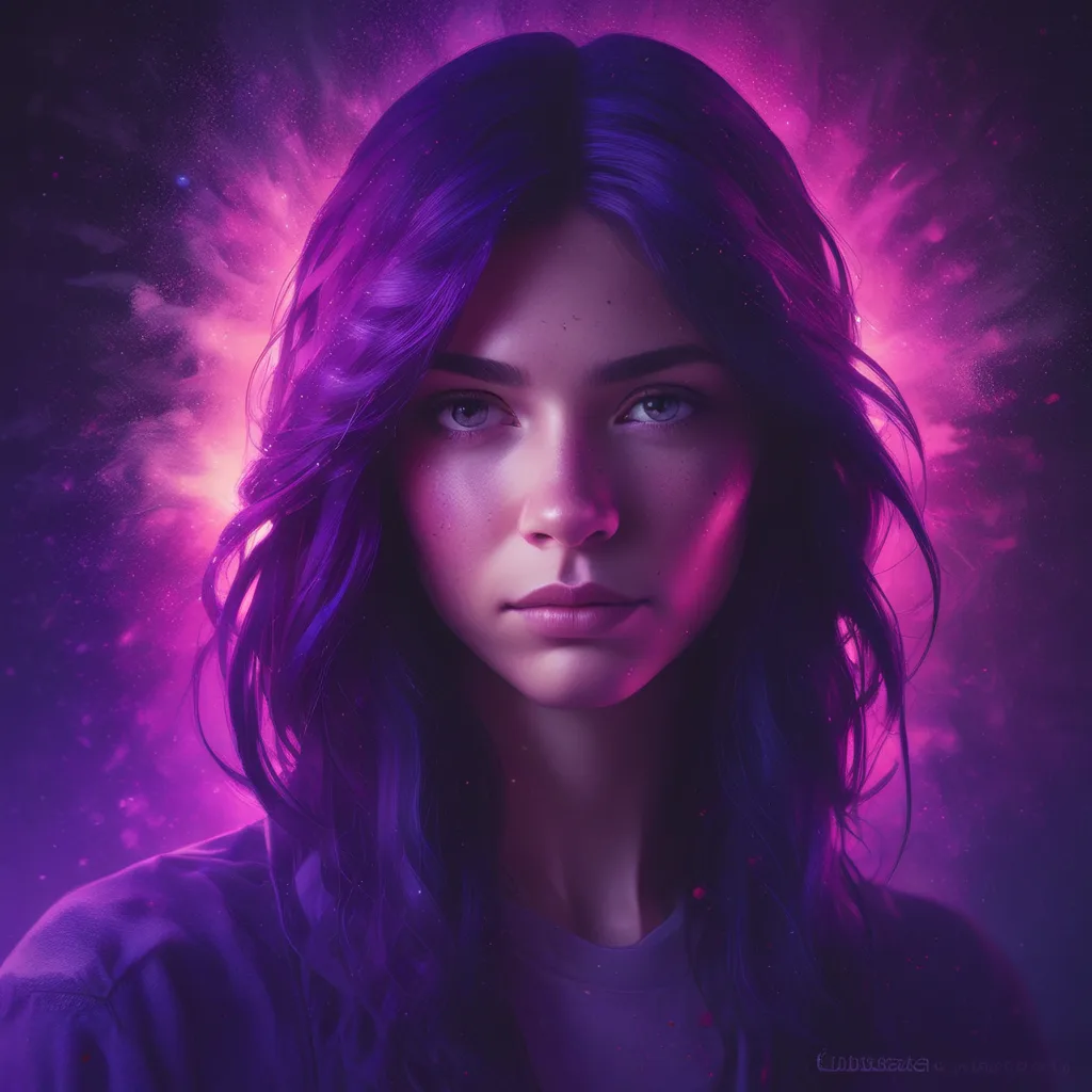 Cosmic Twilight purple PFP