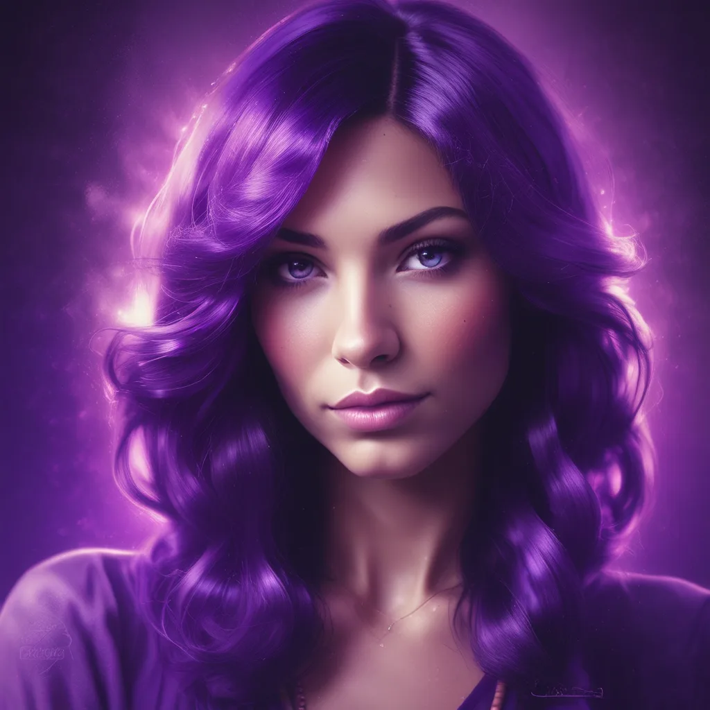 Glossy Amethyst purple PFP