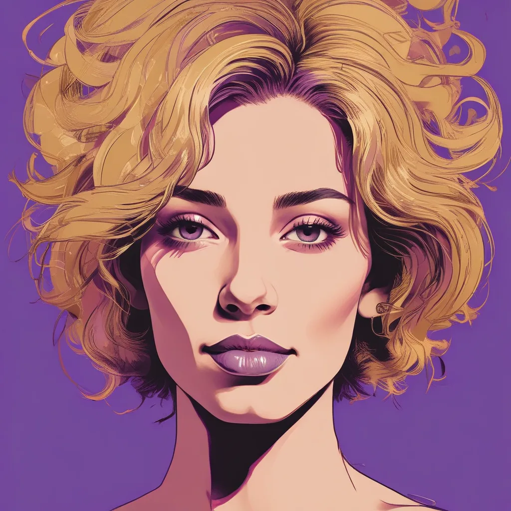 Golden Lilac purple PFP