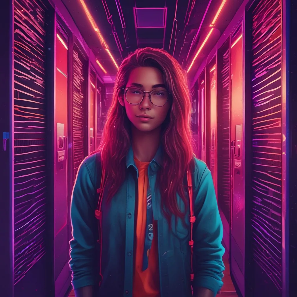 Neon Locker school PFP