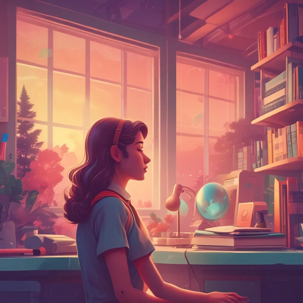 Retro Study school PFP