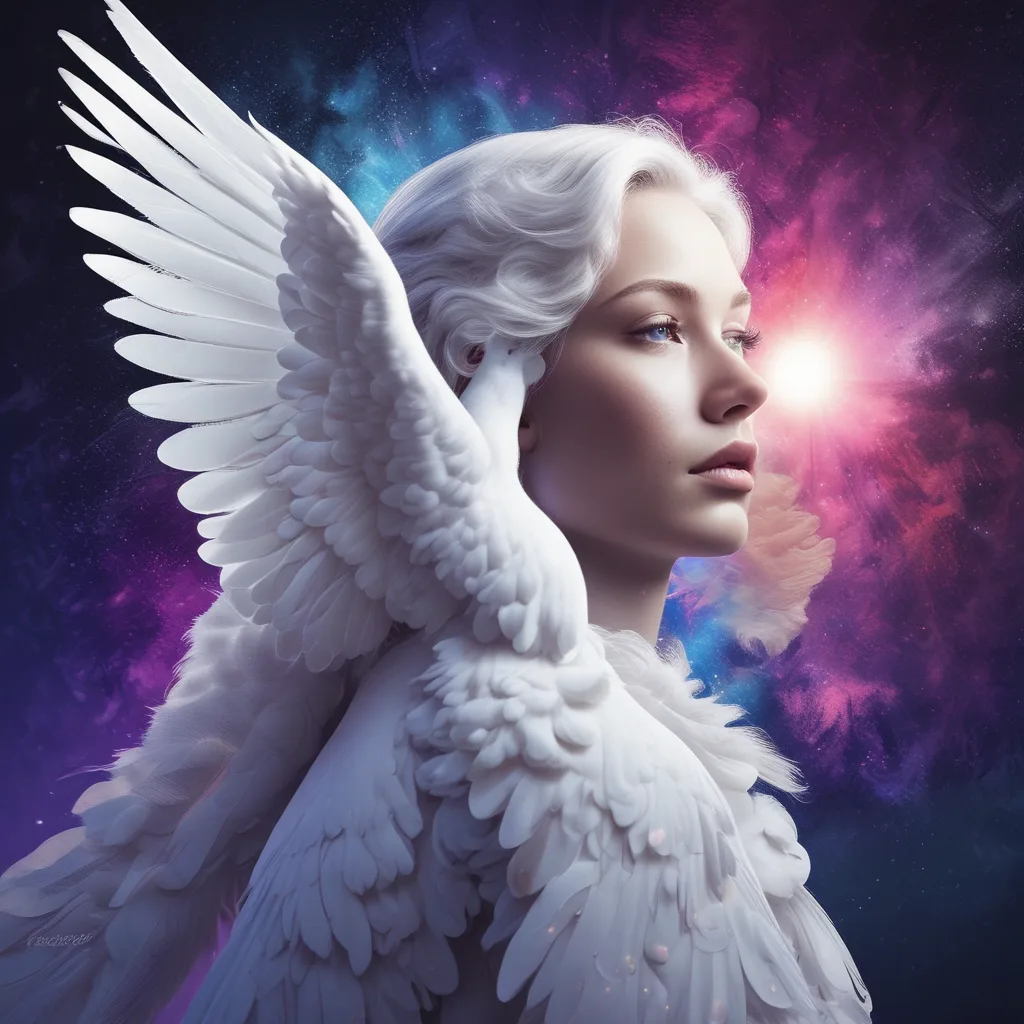 Cosmic Dove white PFP