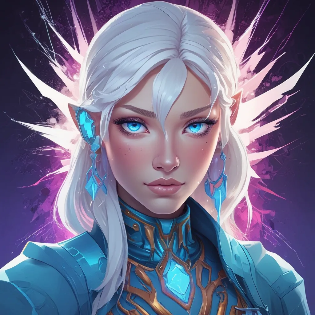 Electric Crystal white PFP