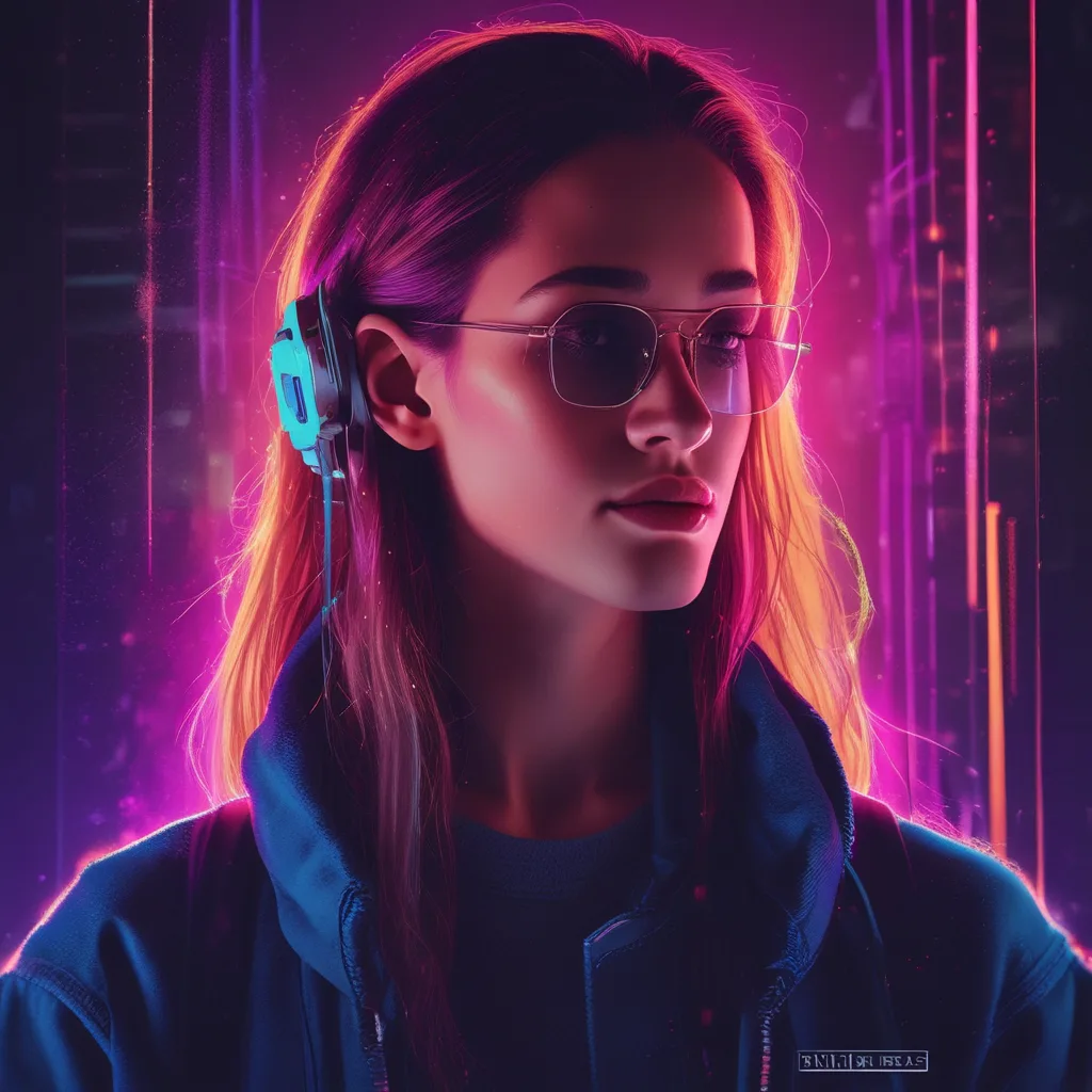 Neon Pixel y2k PFP