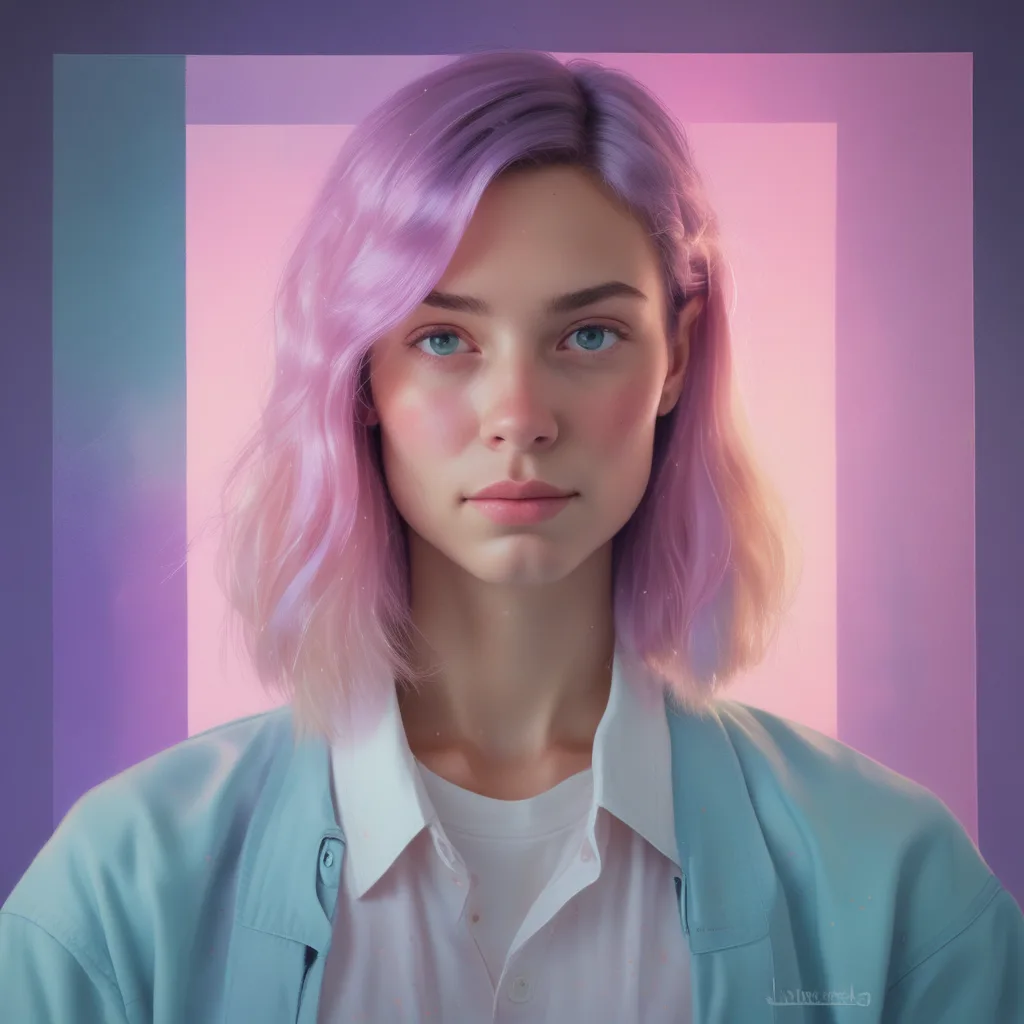 Pastel Glitch y2k PFP